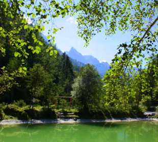 Naturbadeanlage vor der Klamm