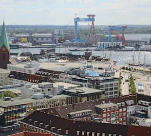 Kieler Förde Blick vom Rathausturm