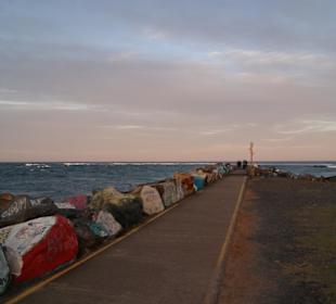 Blick über die Strandpromenade