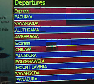 Abfahrzeiten - Züge - Gleis