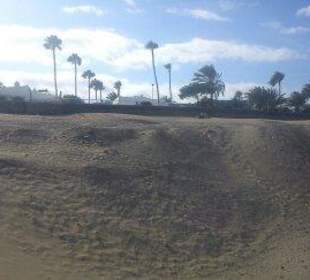 Wydmy na plaży del Ingles