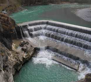 Wasserfall am Maxsteg