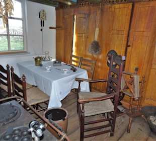In einer alten ostfriesischen Stube des Teemuseums