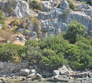 Kekova - versunkene Stadt im Mittelmeer