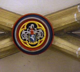 Decke mit Wappen