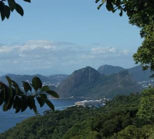 Blick vom Zuckerhut in Rio de Janeiro