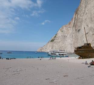 Bucht Navagio / Schmuggler Bucht / Schiffswrack	