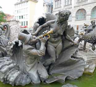 Szene aus Hans Sachs Brunnen