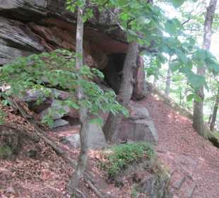 Auf dem Weg zum Hilschweiher