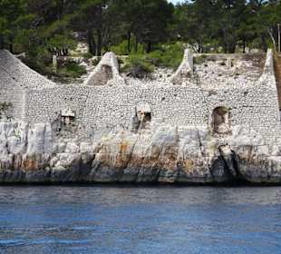 Die Steinbrüche in der Calanque Port-Miou