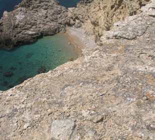 Bucht an der Steilküste 