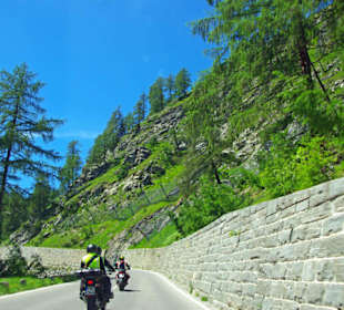 Biker auf vollen Touren