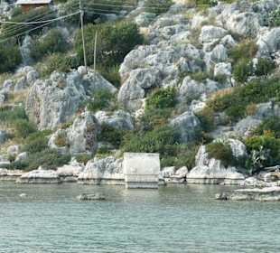 Berühmter Sarkophag aus den Reiseführern 