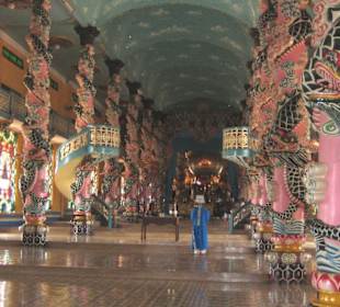 Der Haupttempel der Caodai-Sekte