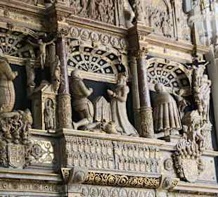 Nordwand im Chorraum Detail