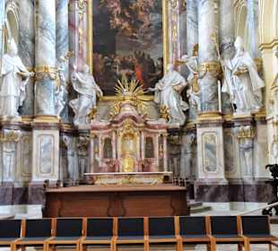 Detail des Hauptaltars der Abteikirche