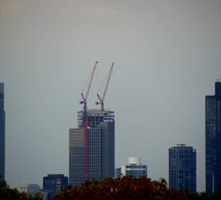 Skyline viele noch im Bau