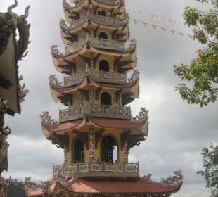 Pagode im hochland von Dalat