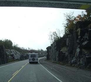 Während der Fahrt auf Highway 144 South