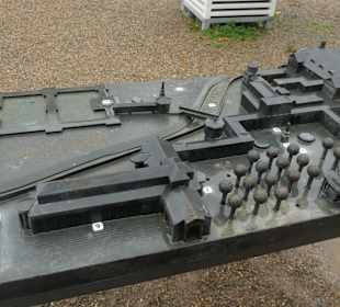 Das Tastmodell im Kurgarten von Bad Kissingen