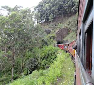 Zugfahrt durchs Hochland