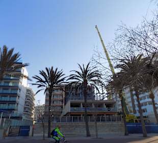 Eine von zahlreichen Baustellen