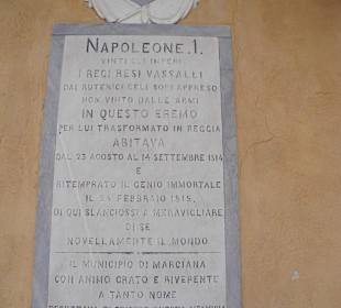 Gedenktafel an Napoleon