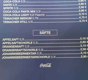 Speisekarte 05/2022