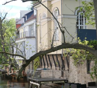 Blick zur Kleinen Synagoge von Erfurt