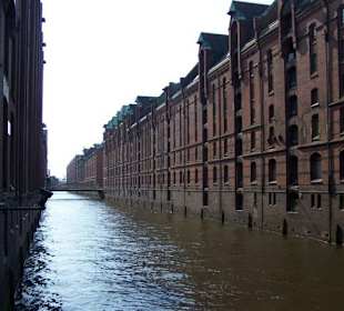 In der Speicherstadt von Hamburg