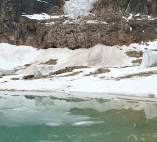 Angel Glacier mit Gletschersee