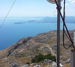 Auf dem Gipfel des Pantokrator