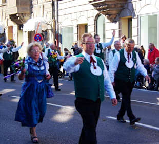 Bierführerverein 1892 Fürth Fußgruppe 2Pferdegesp.