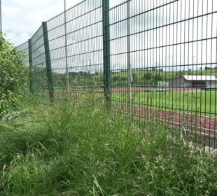 Sportgelände auf dem Bus