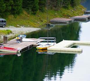 Fischerei und Badeinseln