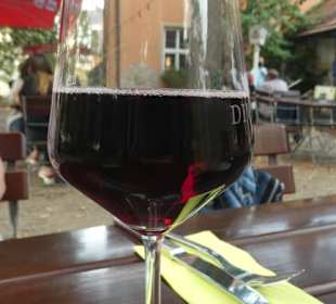 Im Biergarten vom Naturfreundehaus