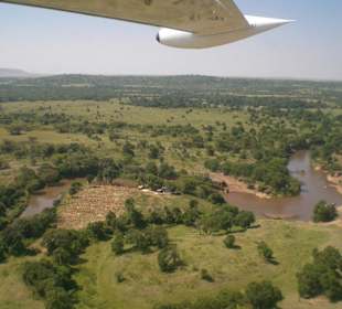 Masai Mara Fluß von oben