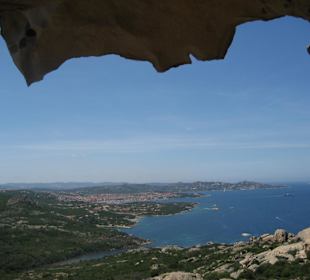 Blick auf Palau von Capo d´Orso
