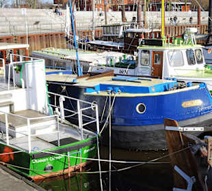 Das Ende des Winters im Museumshaven Vegesack