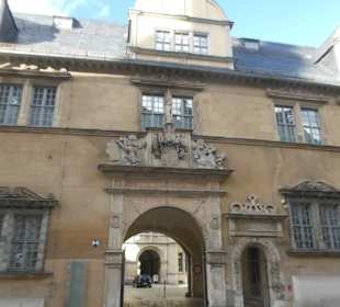Das Schloss Ehrenburg, Blick von der Steingasse