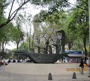 Скульптуры на проспекте Реформа, Мехико-Сит