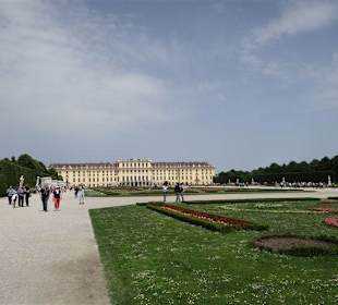 Blick auf die Rückseite des Schlosses