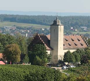 Blick zur Hallburg
