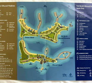 Karte der Anlage Sun Siyam Olhuveli