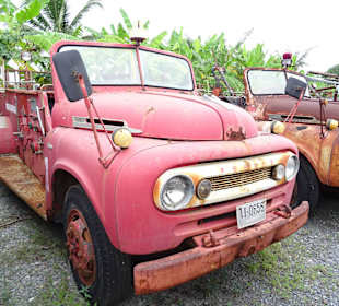 Auf dem Freigelände verrotten wahre Schätze