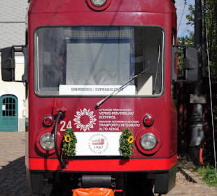 Fortsetzung der Seilbahnfahrt auf Schienen