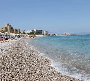 Rhodes town - beach