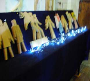 In Stallung Verkaufstände