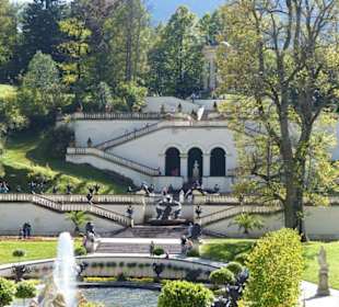 Blick auf die Terrassengärten