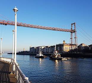 Schwebebrücke aus Stahl